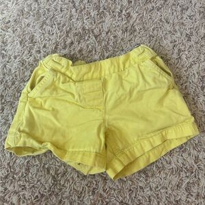 Primary Bright Yellow Girls' Cotton Shorts
